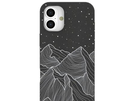 Black Night Panorama iPhone 16 Plus Case For Discount