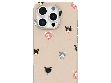 Seashell Cat Couture iPhone 16 Pro Case Online now