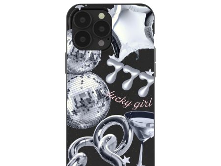 Black Cosmic Luck iPhone 13 Pro Max Case Hot on Sale