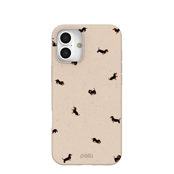 Seashell Lil Dachshunds iPhone 16 Plus Case Hot on Sale