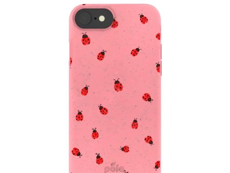 Bubblegum Pink Rosy Ladybug iPhone 6 6s 7 8 SE Case Cheap