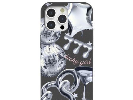 Black Cosmic Luck iPhone 15 Pro Max Case on Sale