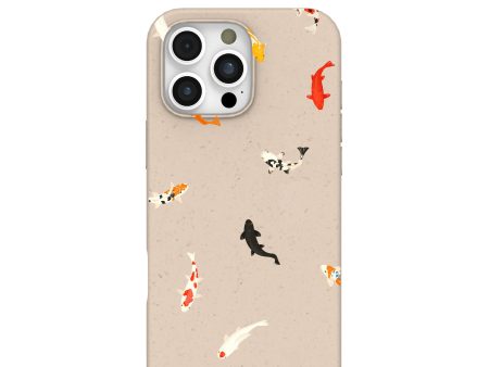 Seashell Lil Koi iPhone 16 Pro Max Case For Discount