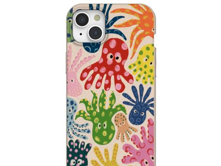 Seashell Octopi iPhone 15 Plus Case For Discount