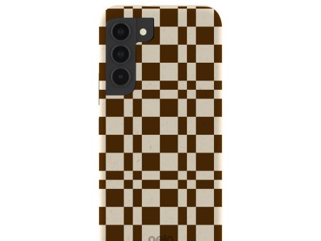 London Fog Chestnut Checkers Samsung Galaxy S22 Case Hot on Sale