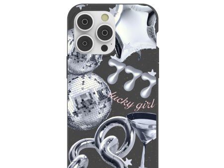 Black Cosmic Luck iPhone 14 Pro Max Case Online Hot Sale