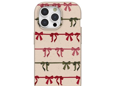 Seashell Holiday Bows iPhone 15 Pro Case Online