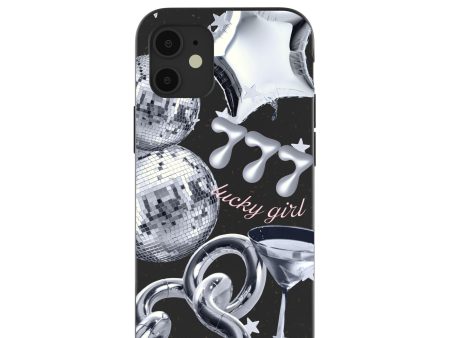 Black Cosmic Luck iPhone 12 Mini Case Cheap