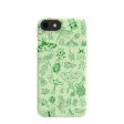 Sage Green Linear Entomology iPhone 6 6s 7 8 SE Case For Discount