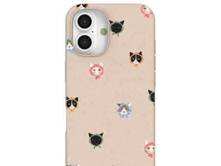 Seashell Cat Couture iPhone 16 Case on Sale