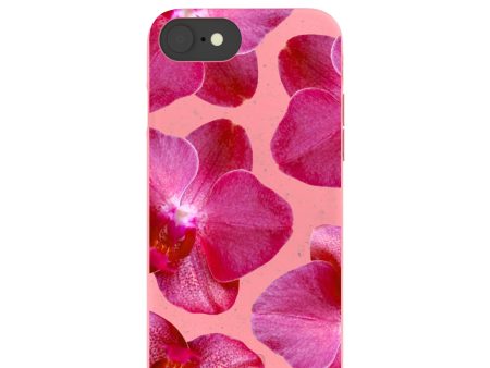 Bubblegum Pink Pink Orchids iPhone 6 6s 7 8 SE Case Supply