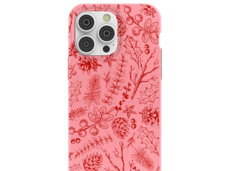 Bubblegum Pink Festive Forest iPhone 14 Pro Max Case Online Sale