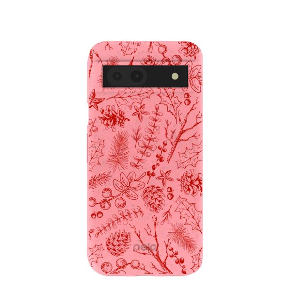 Bubblegum Pink Festive Forest Google Pixel 8a Case Online