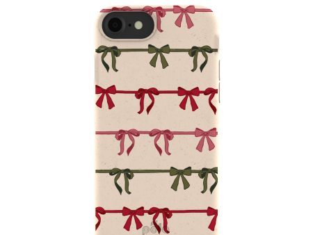 Seashell Holiday Bows iPhone 6 6s 7 8 SE Case Discount