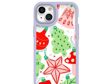 Clear Festive Flair iPhone 15 Plus Case With Lavender Ridge Cheap