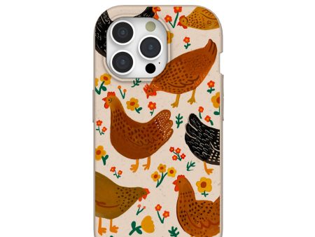 Seashell Chicken Garden iPhone 15 Pro Case For Sale