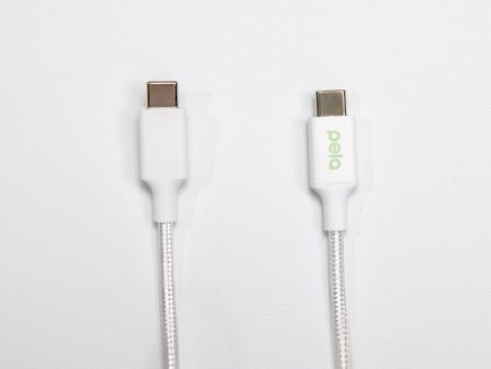 White USB-C to USB-C Cable For Sale