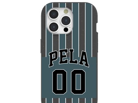 Black Soccer Jersey iPhone 15 Pro Case For Cheap