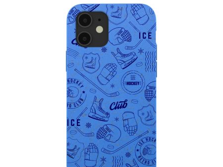 Electric Blue Hockey Postage iPhone 12  iPhone 12 Pro Case Online