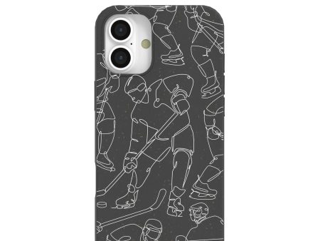 Black Play Sketch iPhone 16 Plus Case Online Sale