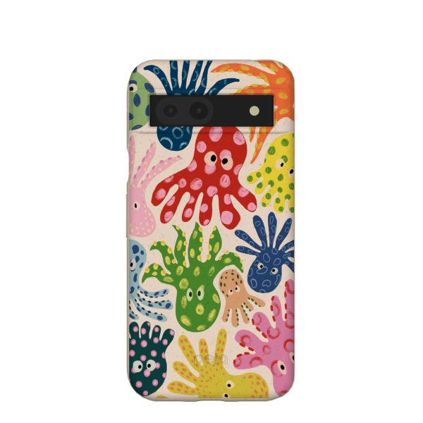 Seashell Octopi Google Pixel 8a Case Cheap