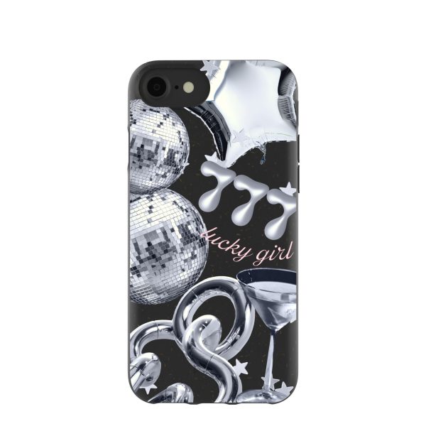 Black Cosmic Luck iPhone 6 6s 7 8 SE Case For Cheap