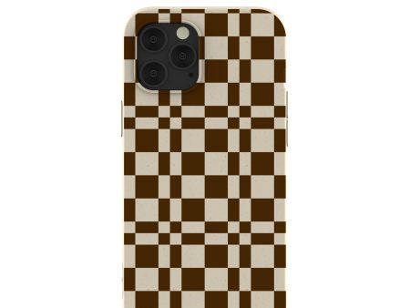 London Fog Chestnut Checkers iPhone 12 Pro Max Case For Cheap