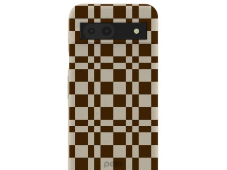 London Fog Chestnut Checkers Google Pixel 8a Case Fashion