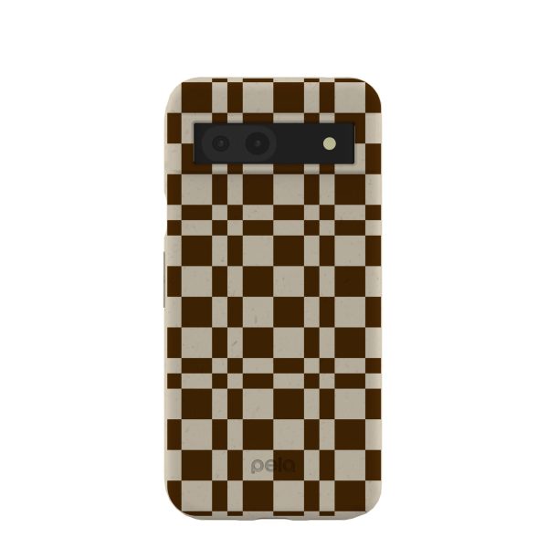 London Fog Chestnut Checkers Google Pixel 8a Case Fashion