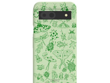 Sage Green Linear Entomology Google Pixel 8a Case Cheap