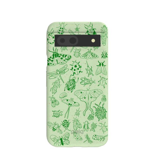 Sage Green Linear Entomology Google Pixel 8a Case Cheap