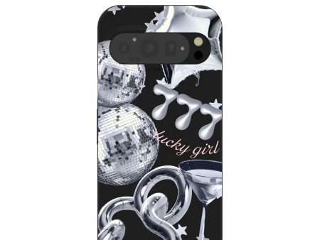 Black Cosmic Luck Google Pixel 9 9 Pro Case Online Hot Sale