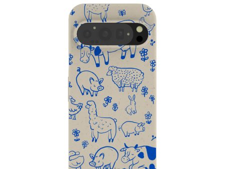 London Fog Happy Farmyard Google Pixel 9 9 Pro Case Fashion