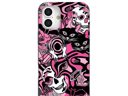 Black Spellbound Ghouls iPhone 16 Plus Case For Cheap