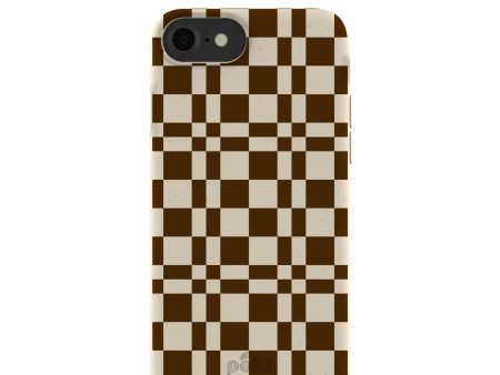 London Fog Chestnut Checkers iPhone 6 6s 7 8 SE Case For Cheap