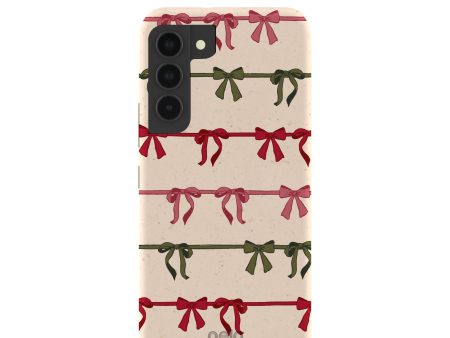 Seashell Holiday Bows Samsung Galaxy S22 Case Hot on Sale