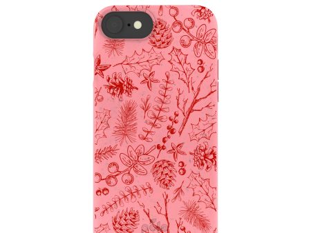 Bubblegum Pink Festive Forest iPhone 6 6s 7 8 SE Case Online Hot Sale