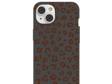 Black Midnight Leopard iPhone 14 Case Online Sale