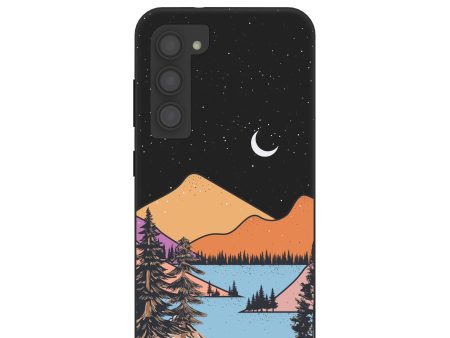 Black Night Trails Samsung Galaxy S23 Case Sale