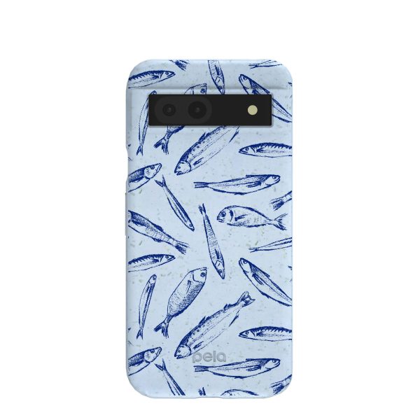 Powder Blue Fishery Google Pixel 8a Case Fashion