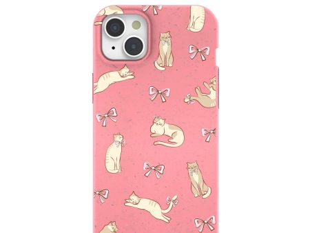 Bubblegum Pink Purrfection iPhone 15 Plus Case For Discount