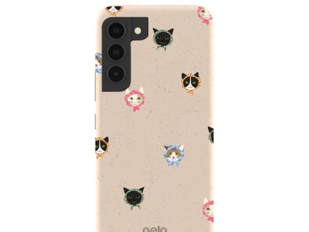 Seashell Cat Couture Samsung Galaxy S22 Case Online