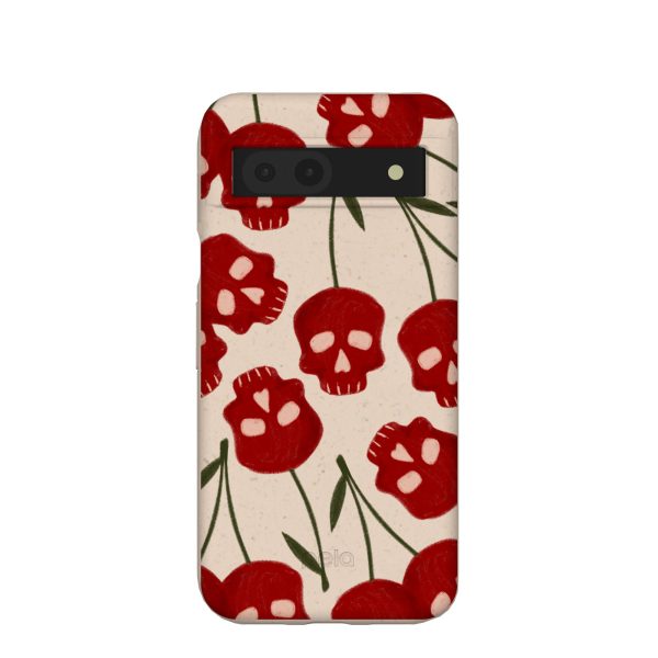 Seashell Scary Cherry Google Pixel 8a Case Online now