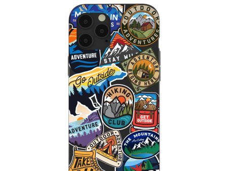 Black Trail Stickers iPhone 12 Pro Max Case Online Sale