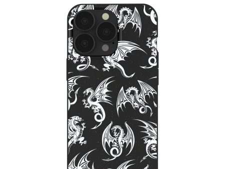 Black Mythical Dragons iPhone 13 Pro Case Fashion