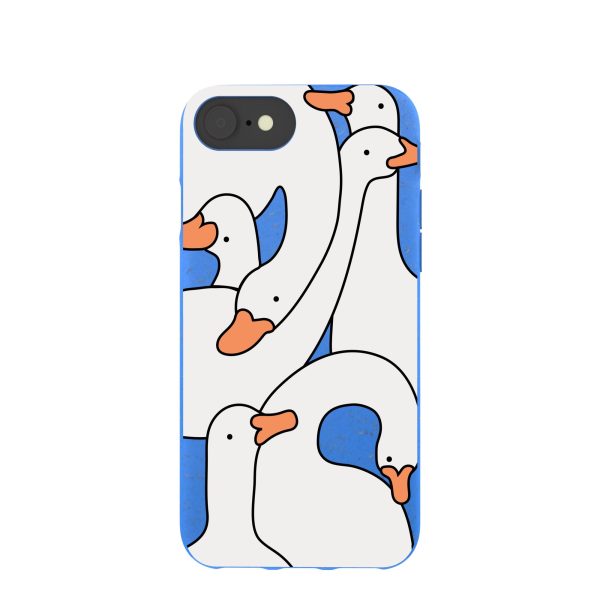 Electric Blue Silly Goose iPhone 6 6s 7 8 SE Case Supply