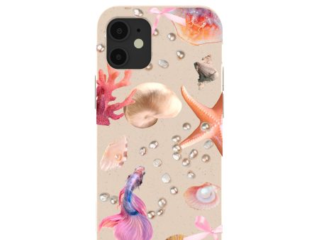 Seashell Aqua Dreams iPhone 12 Mini Case Discount