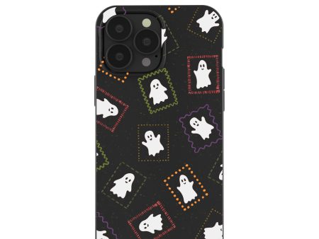 Black Ghost Stamps iPhone 13 Pro Max Case on Sale