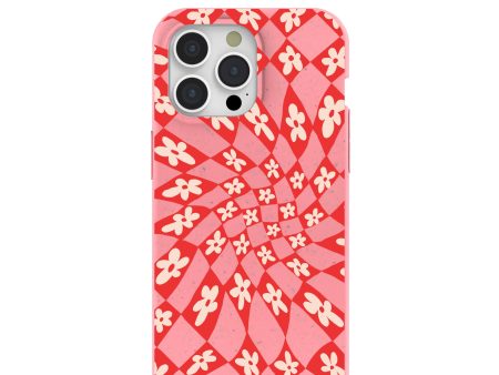 Bubblegum Pink Funky Fleurs iPhone 15 Pro Max Case For Discount