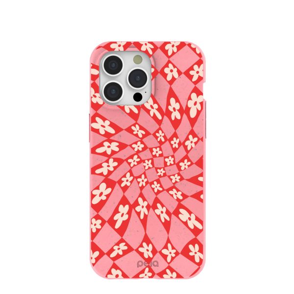 Bubblegum Pink Funky Fleurs iPhone 15 Pro Max Case For Discount